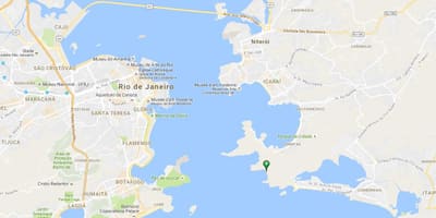 Mapa plaži Forte Imbuí