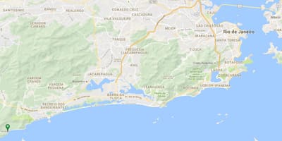 Mapa plaži Grumari