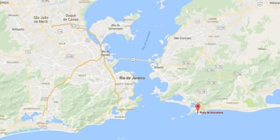 Mapa plaži Itacoatiara