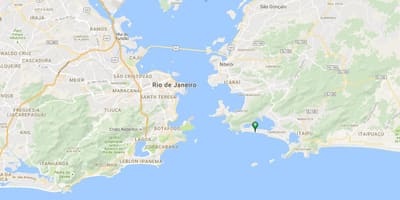 Mapa plaži Piratininga