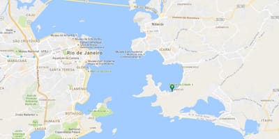 Mapa plaži Samanguaia