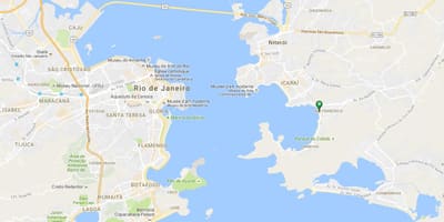Mapa plaži Sao Francisco