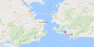 Mapa plaži Sossego