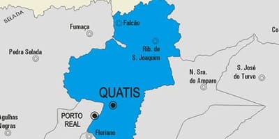 Mapa Quatis općini