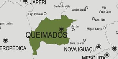 Mapa Queimados općini