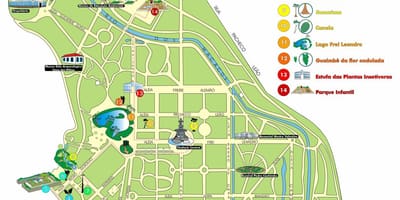 Mapa Rio de Janeiro Botanička Bašta