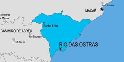 Mapa Rio de Janeiro općini