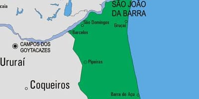 Mapa Sao Žoao da Baru općini
