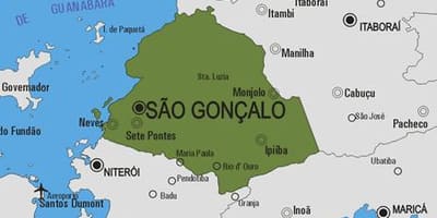Mapa Sao Gonçalo općini