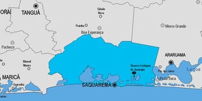 Mapa Saquarema općini