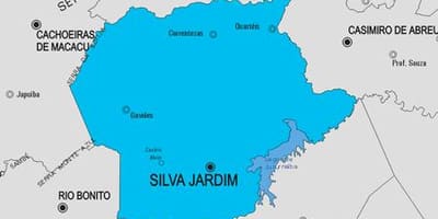 Mapa Silva Jardim općini