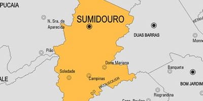 Mapa Sumidouro općini