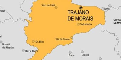 Mapa Trajano de Morais općini